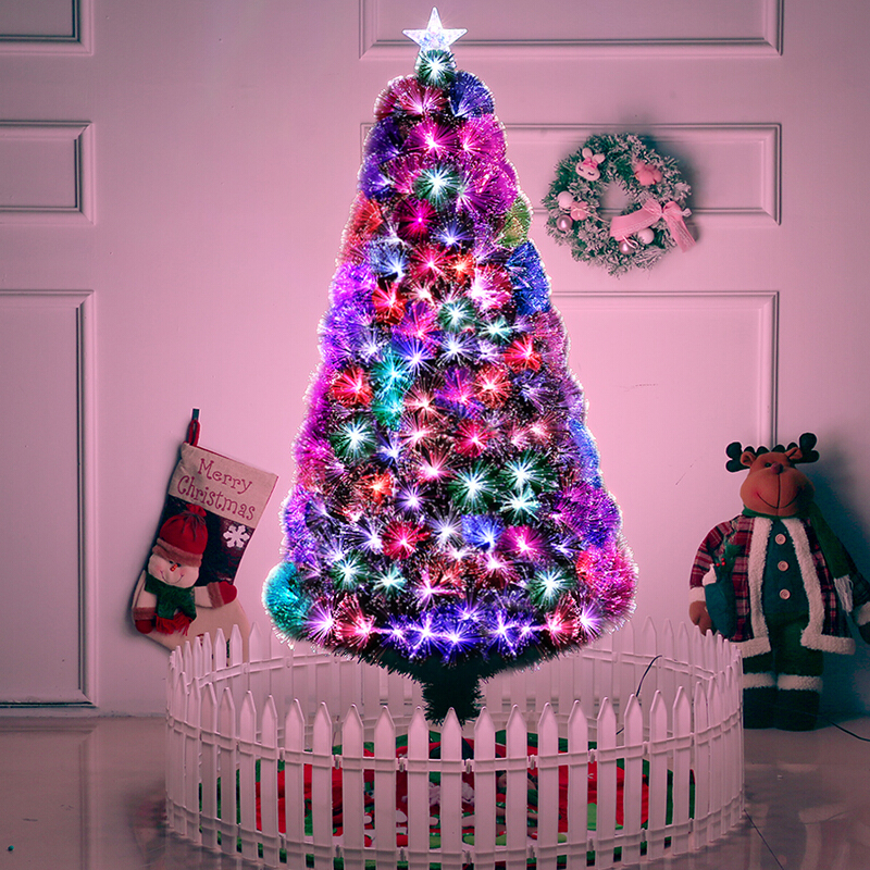 Colorful Fiber Optic Christmas Tree