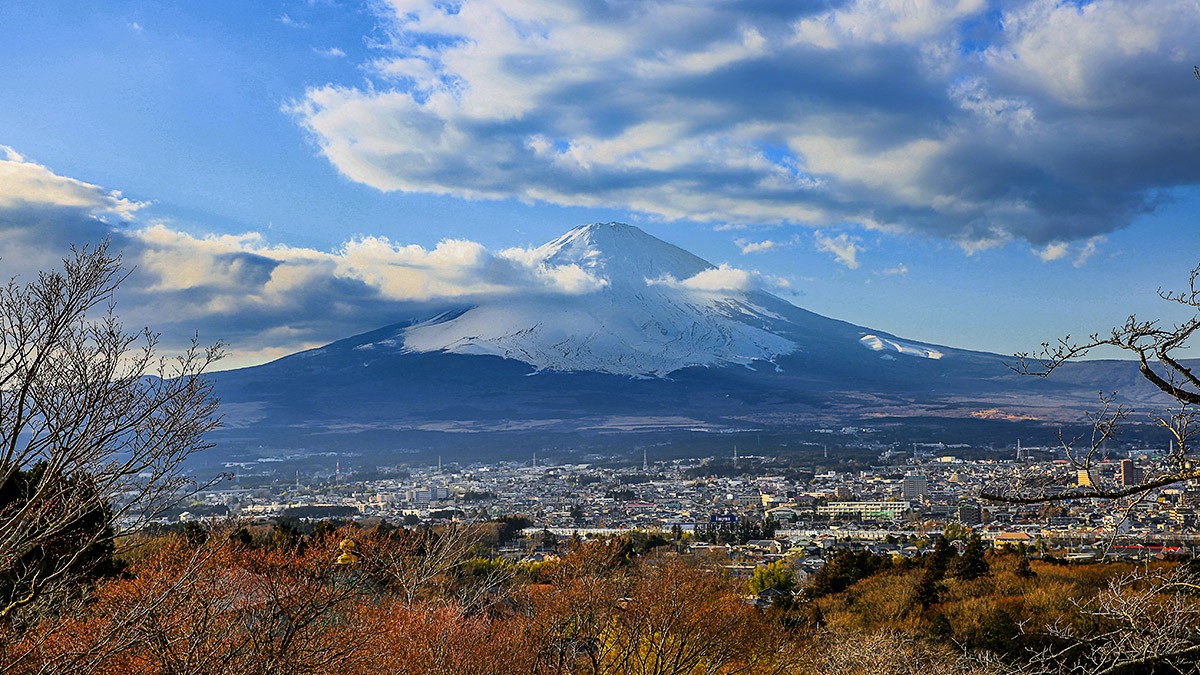 冬の富士山