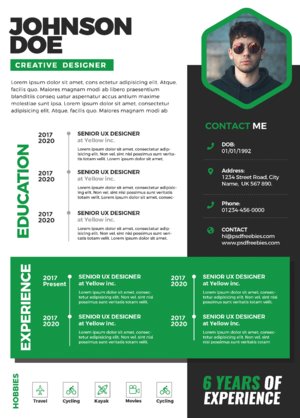 创意设计简历模板