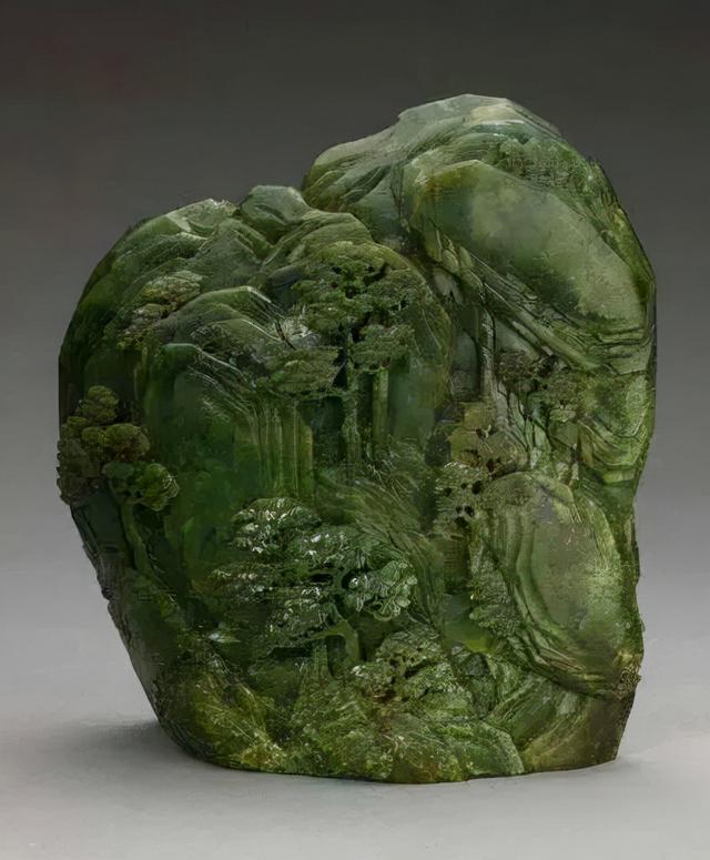 和田玉碧玉白菜挂件