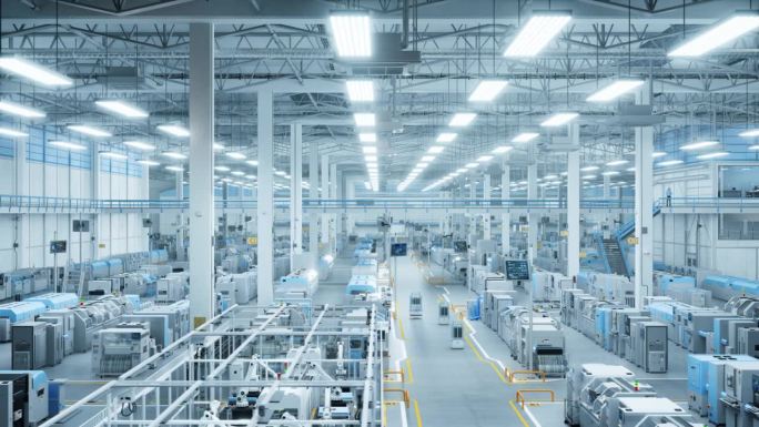 Modern manufacturing facility