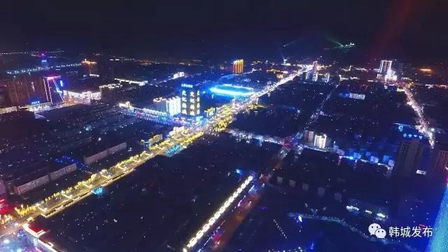 韩城夜景